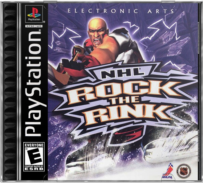 NHL Rock the Rink PS1 Sony Playstation 1 Used Video Game