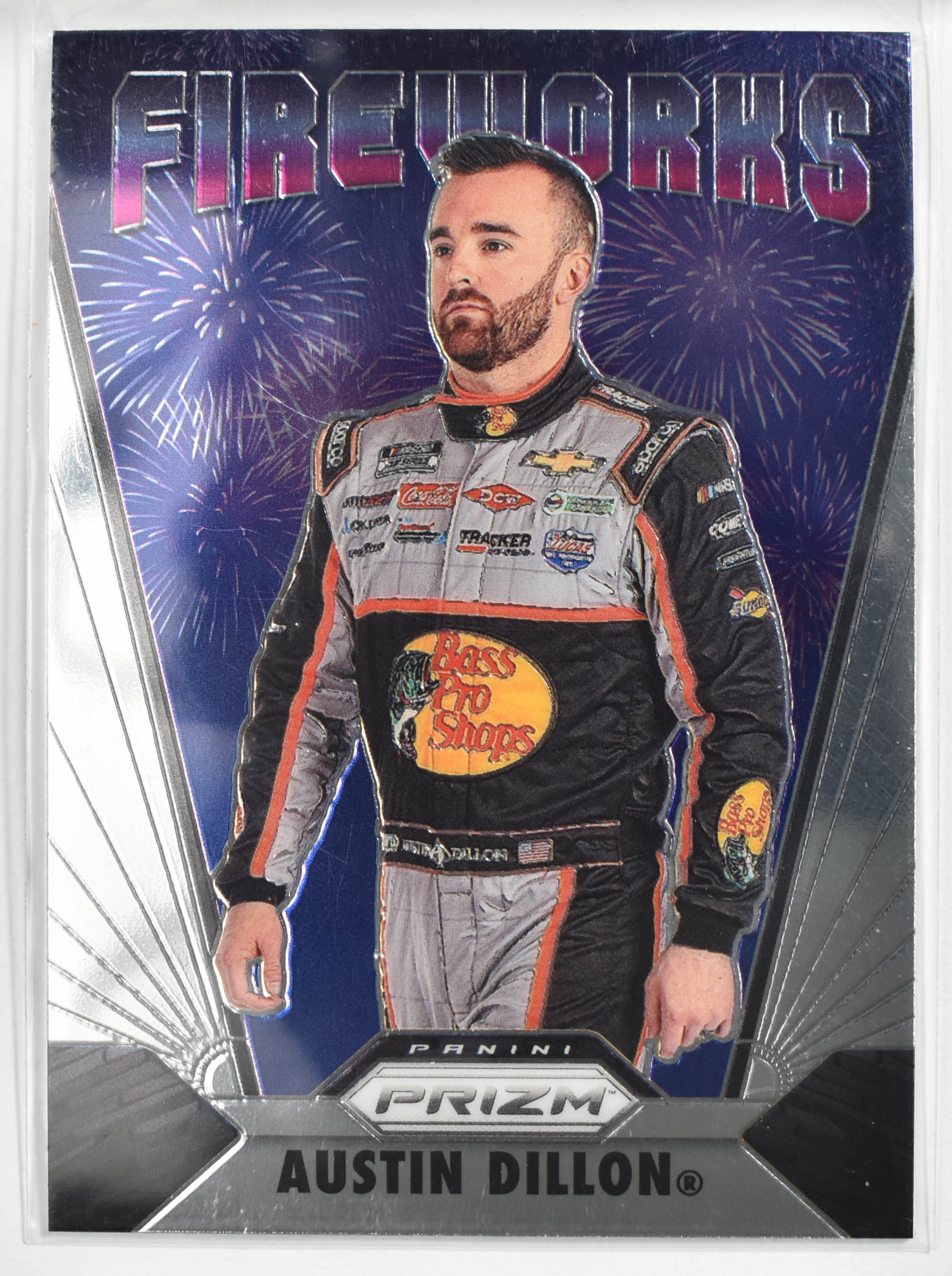 Austin Dillon Panini Prizm Racing 2020 F3 Fire Works