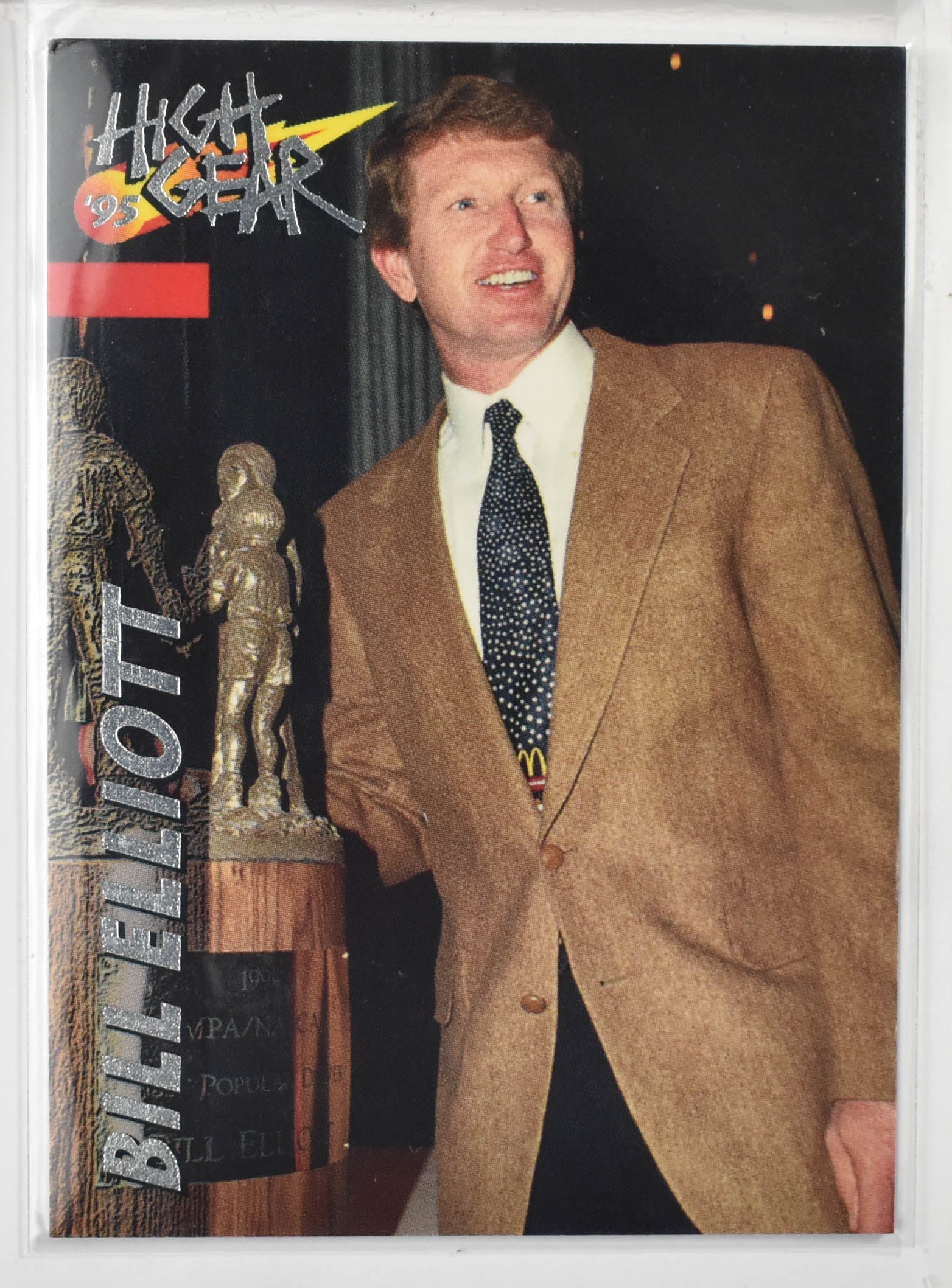 Bill Elliott 100 Wheels High Gear 1995 Nascar Card