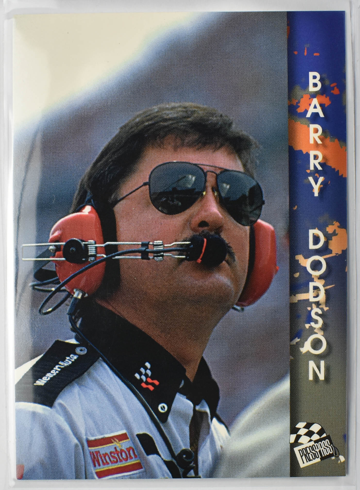 Barry Dodson 92 Press Pass Nascar Card