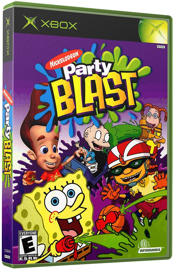 Nickelodeon Party Blast Used Microsoft XBOX Original Video Game