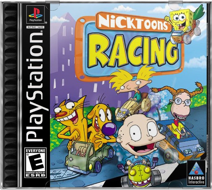 Nicktoons Racing PS1 Sony Playstation 1 Used Video Game