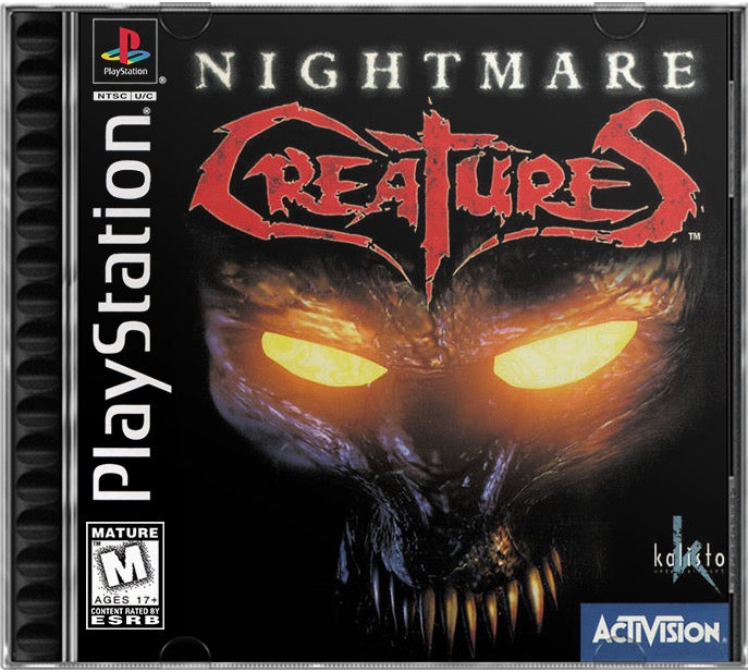 Nightmare Creatures PS1 Sony Playstation 1 Used Video Game