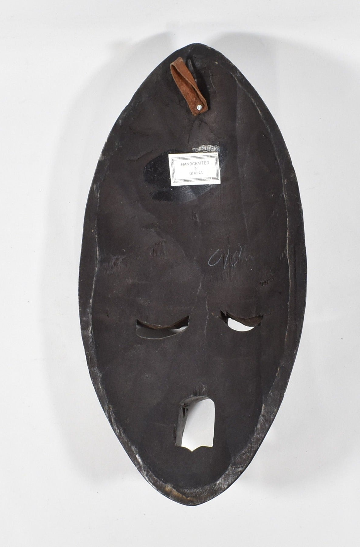 Tiki Mask Used Custom Piece Wood Hand Made