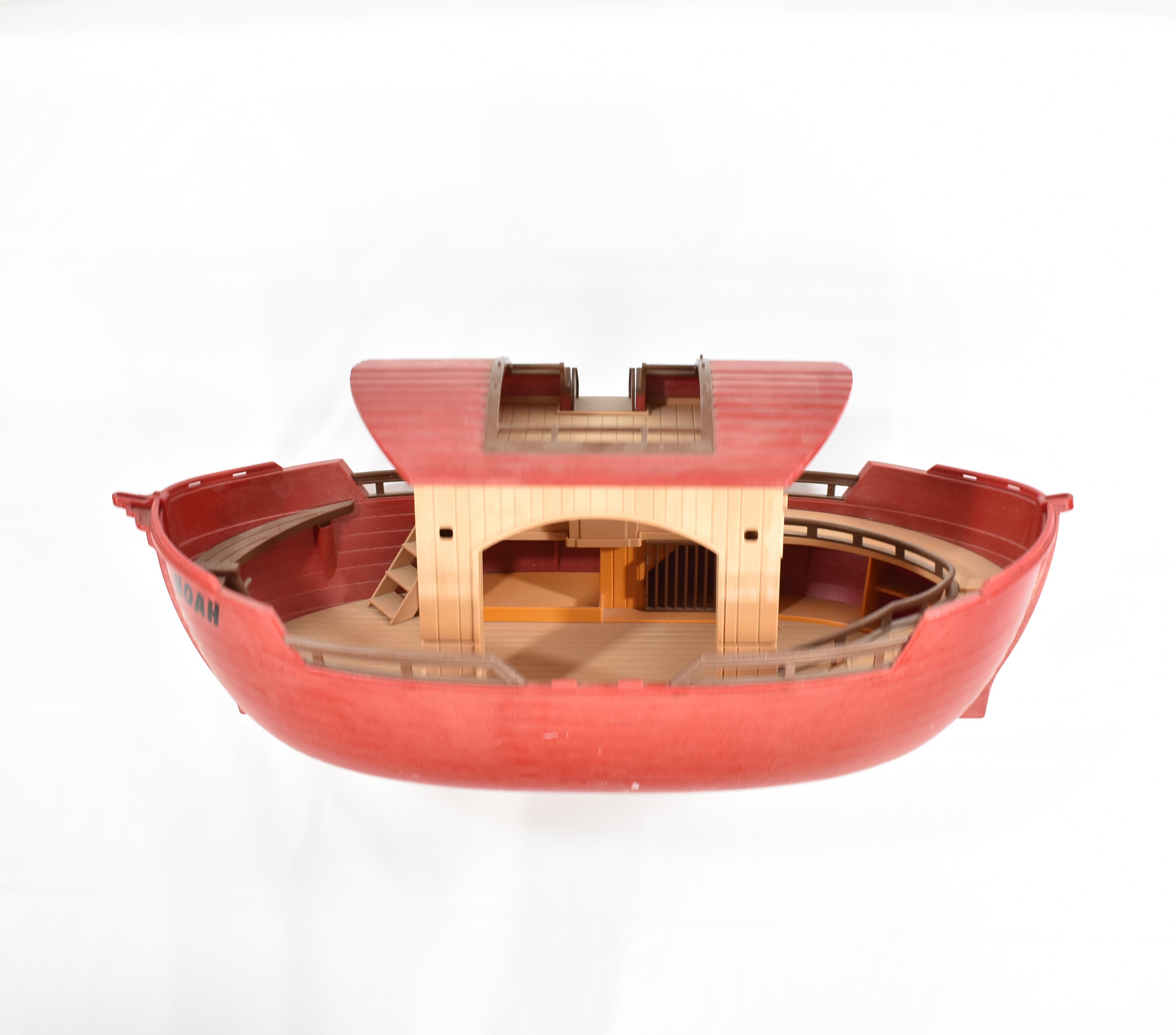 Playmobil 2003 Geobra Noahs Ark 9373 Red Boat 22"
