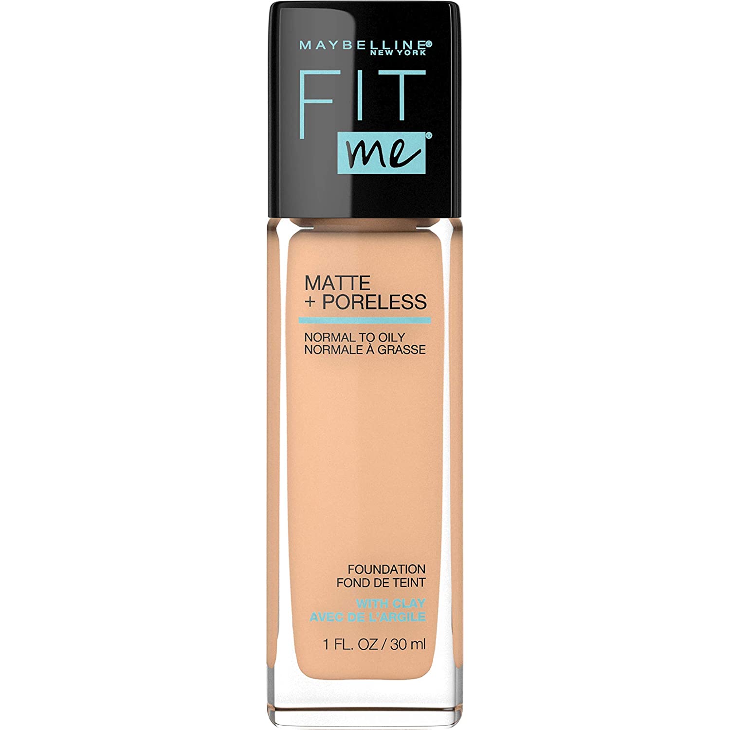 NUDE BEIGE Fit Me Matte + Poreless Liquid Foundation