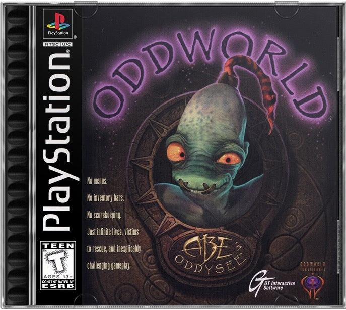 Oddworld - Abe's Oddysee PS1 Sony Playstation 1 Used Video Game