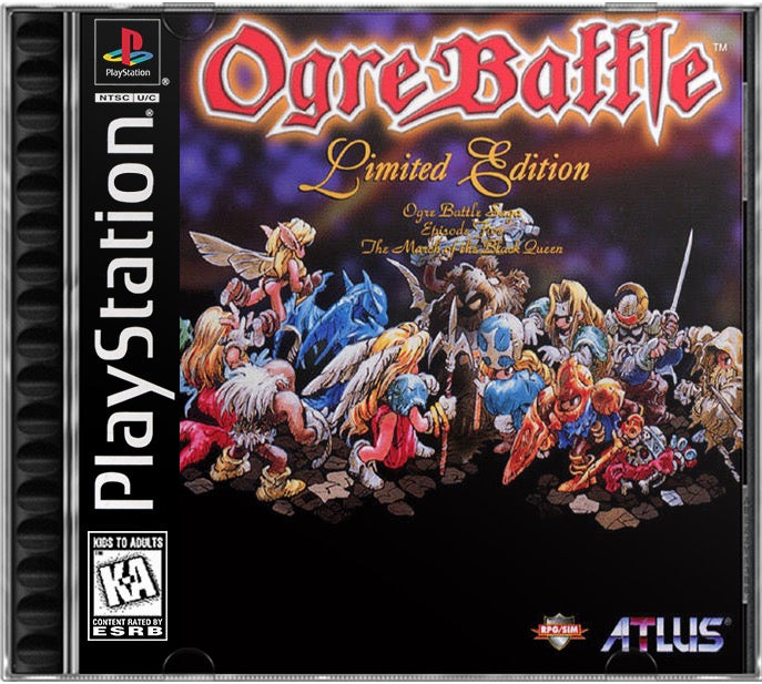 Ogre Battle - Limited Edition PS1 Sony Playstation 1 Used Video Game