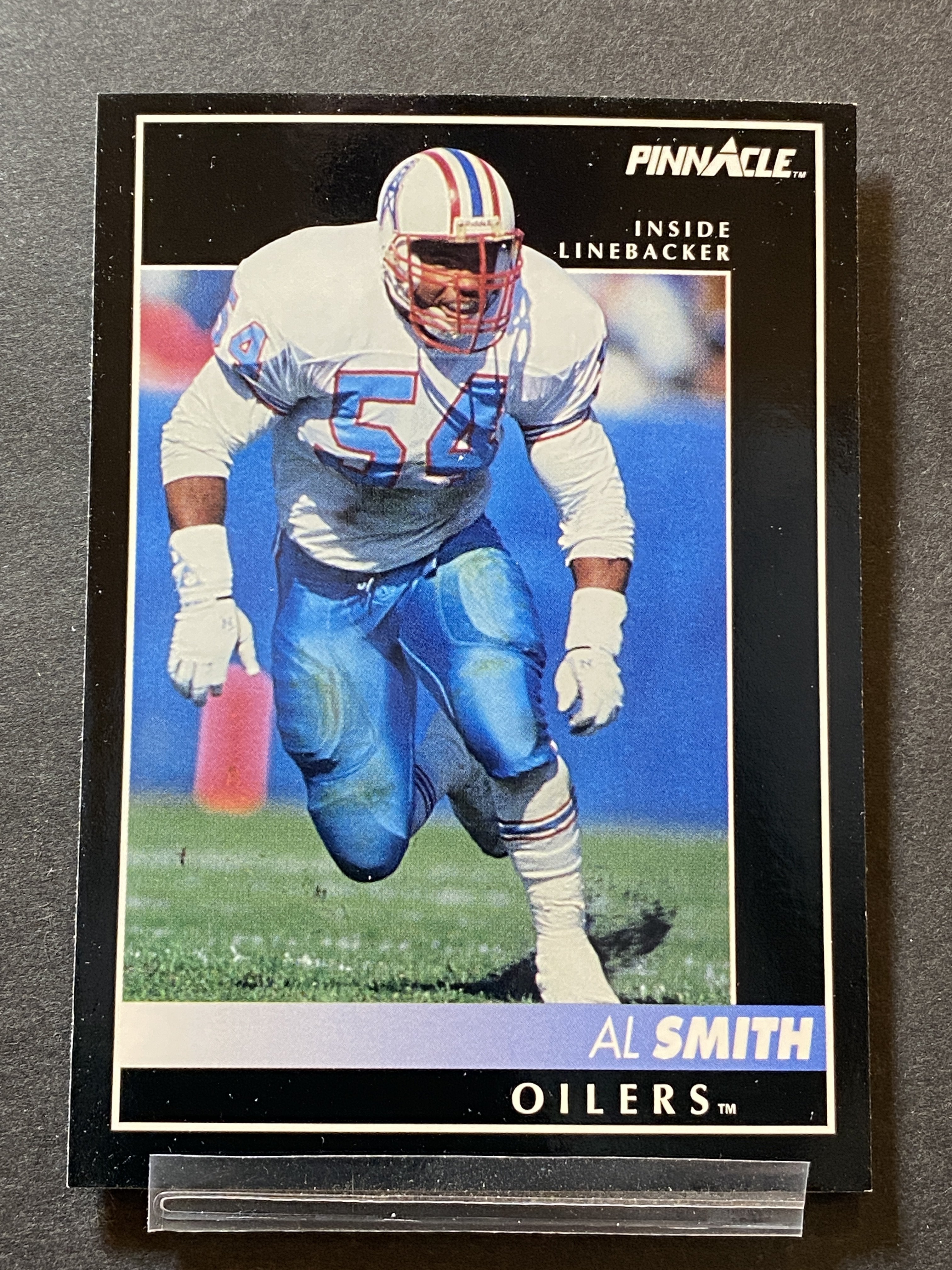 Al Smith Pinnacle Football Card Houston Oilers