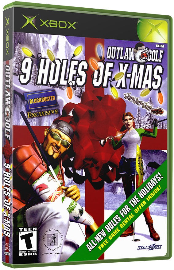Outlaw Golf - 9 Holes of X-Mas Used Microsoft XBOX Original Video Game
