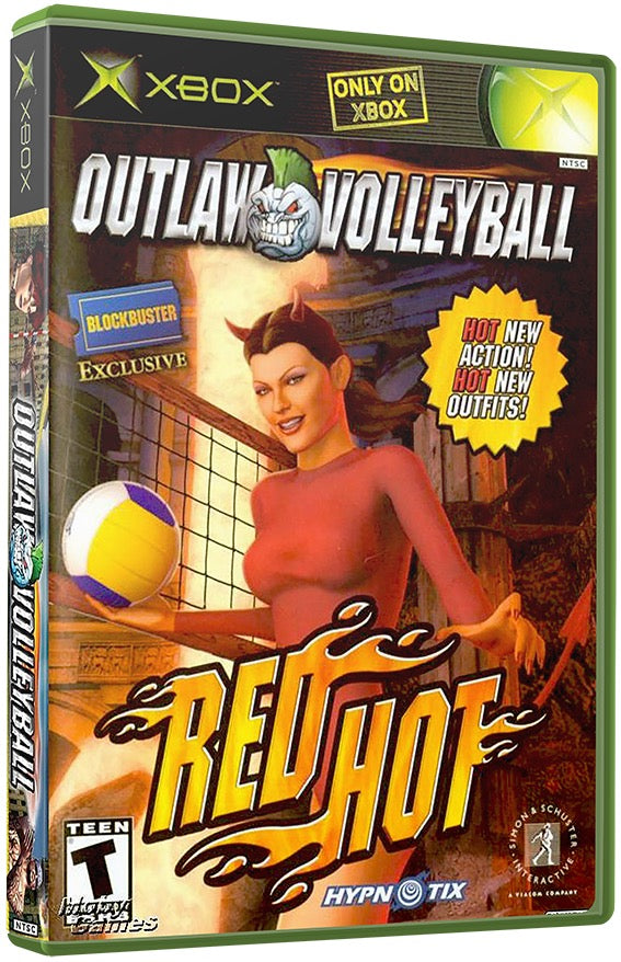 Outlaw Volleyball - Red Hot Used Microsoft XBOX Original Video Game