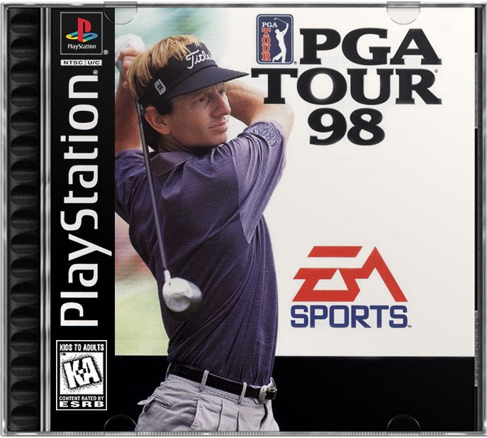 PGA Tour 98 PS1 Sony Playstation 1 Used Video Game