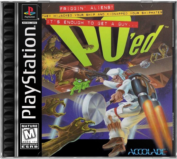 PO'ed PS1 Sony Playstation 1 Used Video Game