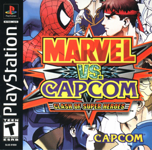 Sony PlayStation 1 Video Game (PS1) Marvel Vs. Capcom