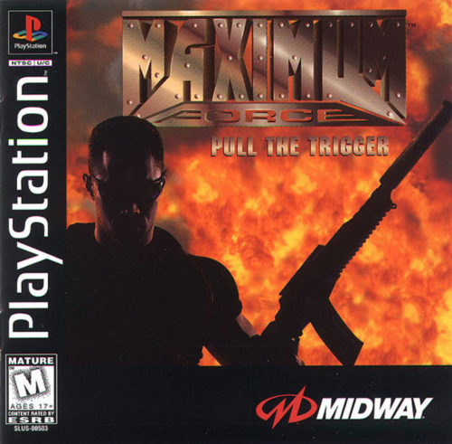 Sony PlayStation 1 Video Game (PS1) Maximum Force Pull the Trigger