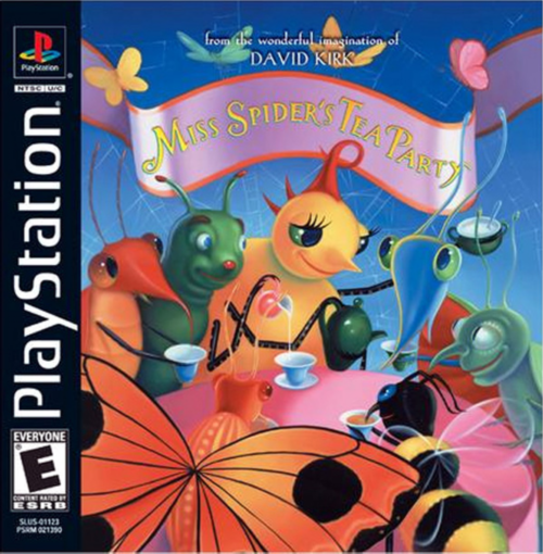 Sony PlayStation 1 Video Game (PS1) Miss Spiders Tea Party