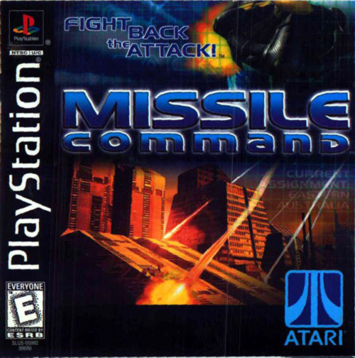 Sony PlayStation 1 Video Game (PS1) Missile Command