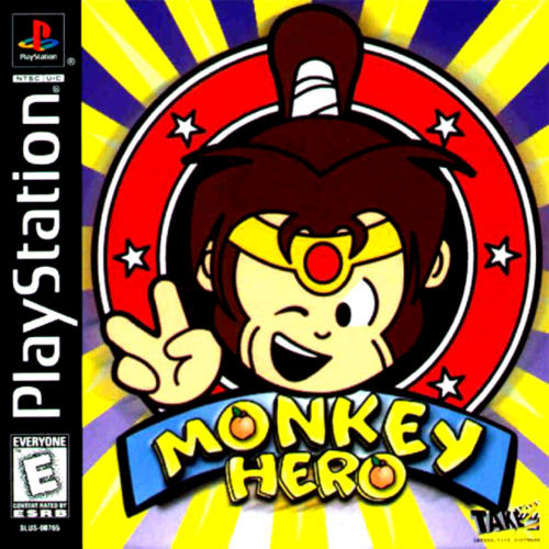 Sony PlayStation 1 Video Game (PS1) Monkey Hero