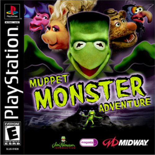 Sony PlayStation 1 Video Game (PS1) Muppet Monster Adventure