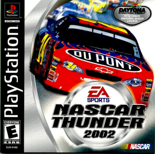 Sony PlayStation 1 Video Game (PS1) Nascar Thunder 2002
