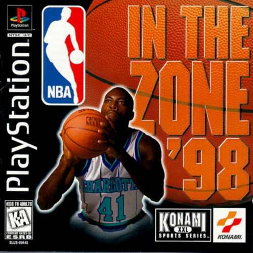 Sony PlayStation 1 Video Game (PS1) In the Zone 1998 NBA
