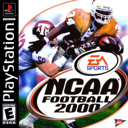 Sony PlayStation 1 Video Game (PS1) NCAA Football 2000