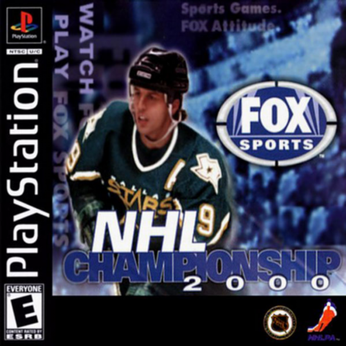 Sony PlayStation 1 Video Game (PS1) NHL Championship 2000