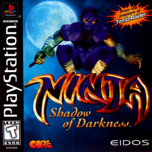 Sony PlayStation 1 Video Game (PS1) Ninja Shadow of Darkness