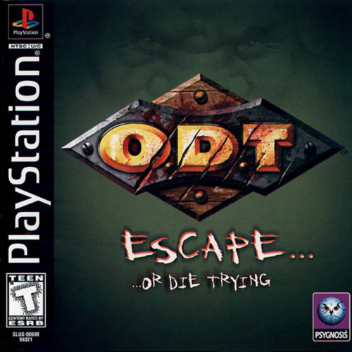 Sony PlayStation 1 Video Game (PS1) ODT Escape or Die Trying