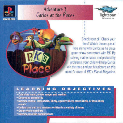 Sony PlayStation 1 Video Game (PS1) PK Place