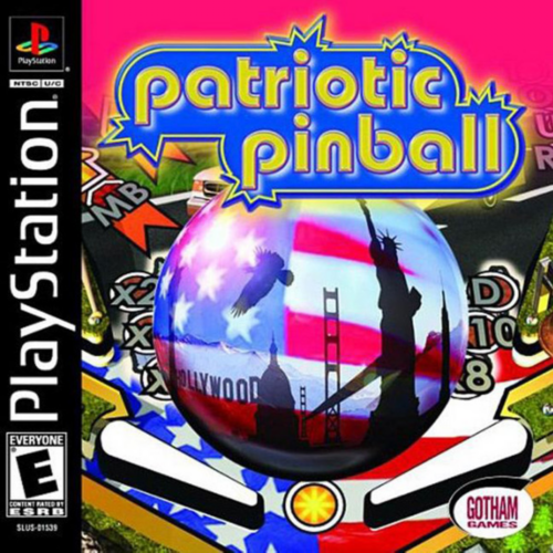 Sony PlayStation 1 Video Game (PS1) Patriotic Pinball