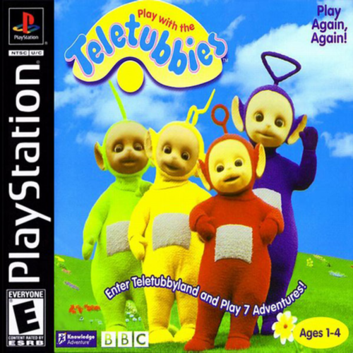 Sony PlayStation 1 Video Game (PS1) Play with the teletubbi