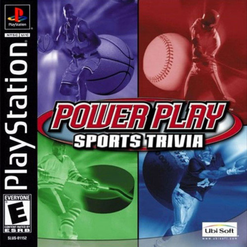 Sony PlayStation 1 Video Game (PS1) Power Play Sports Trivia