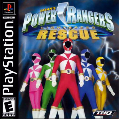 Sony PlayStation 1 Video Game (PS1) Power Rangers Light Speed