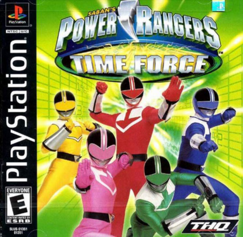 Power rangers Time force  Sony PlayStation 1 Video Game (PS1)