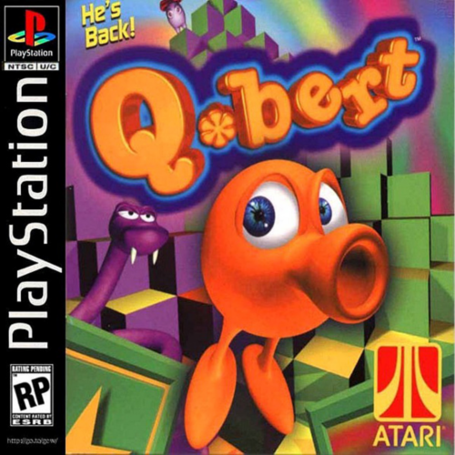 Sony PlayStation 1 Video Game (PS1) Qbert