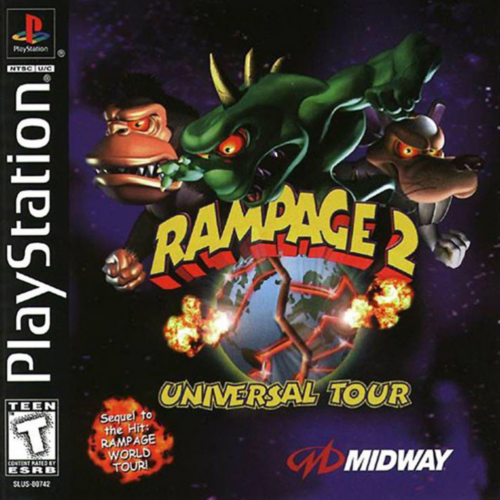 Sony PlayStation 1 Video Game (PS1) Rampage 2
