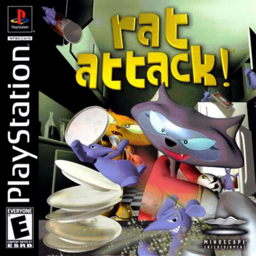 Sony PlayStation 1 Video Game (PS1) Rat Attack