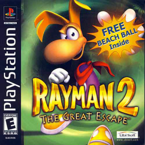 Sony PlayStation 1 Video Game (PS1) Rayman 2