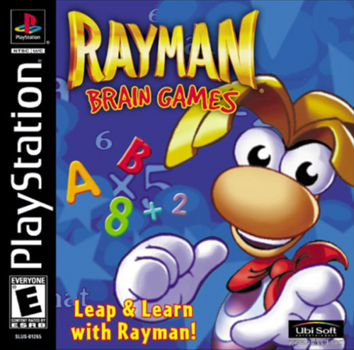 Sony PlayStation 1 Video Game (PS1) Rayman Brain Games