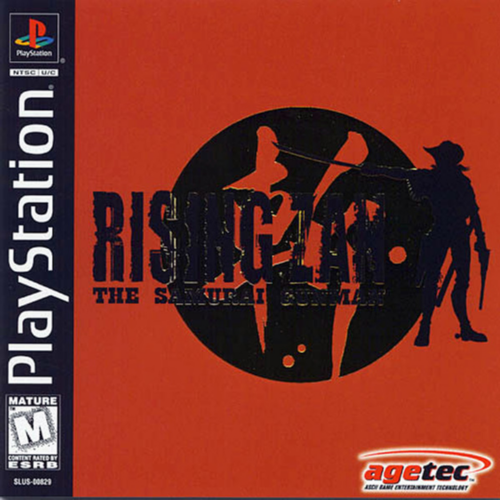 Sony PlayStation 1 Video Game (PS1) Rising Zan Samurai Gunm