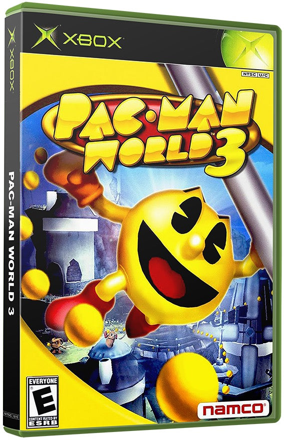 Pac-Man World 3 Used Microsoft XBOX Original Video Game