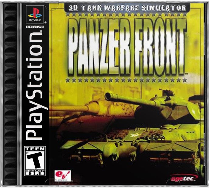 Panzer Front PS1 Sony Playstation 1 Used Video Game