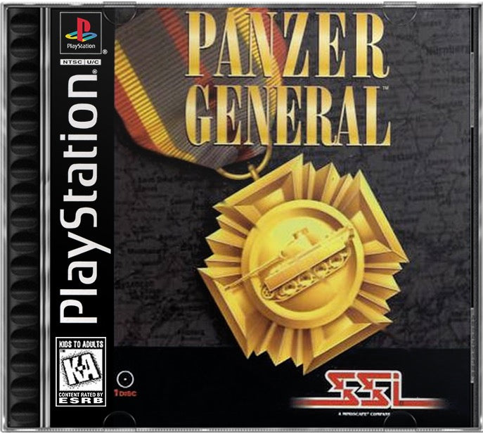 Panzer General PS1 Sony Playstation 1 Used Video Game