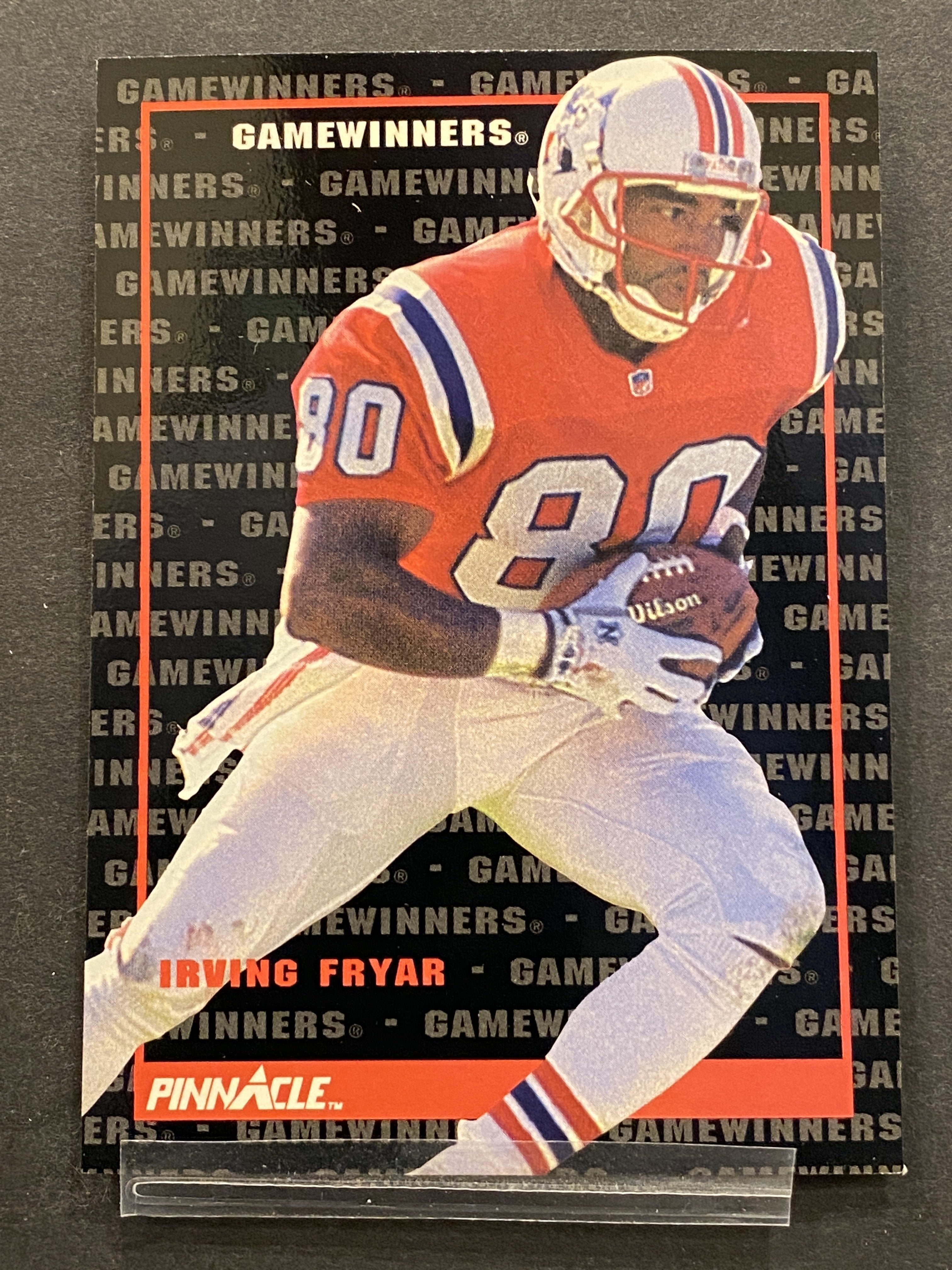 Irving Fryar Pinnacle Football Card New England Patriots