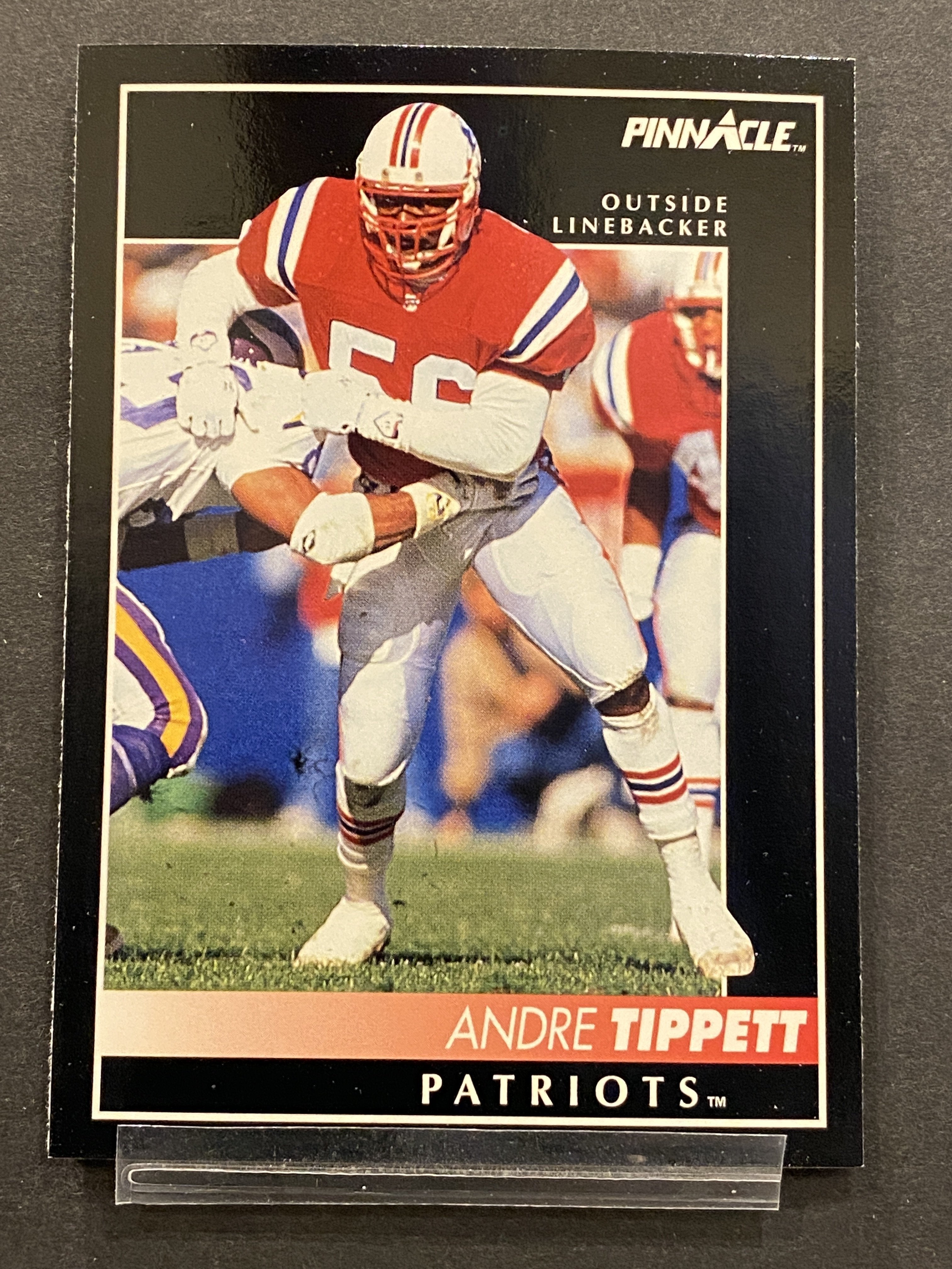 Andre Tippett Pinnacle Football Card New England Patriots