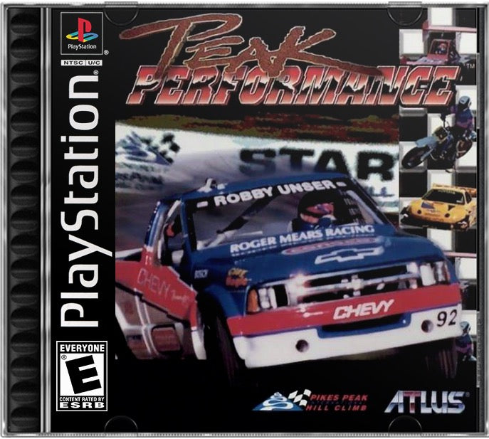 Peak Performance PS1 Sony Playstation 1 Used Video Game