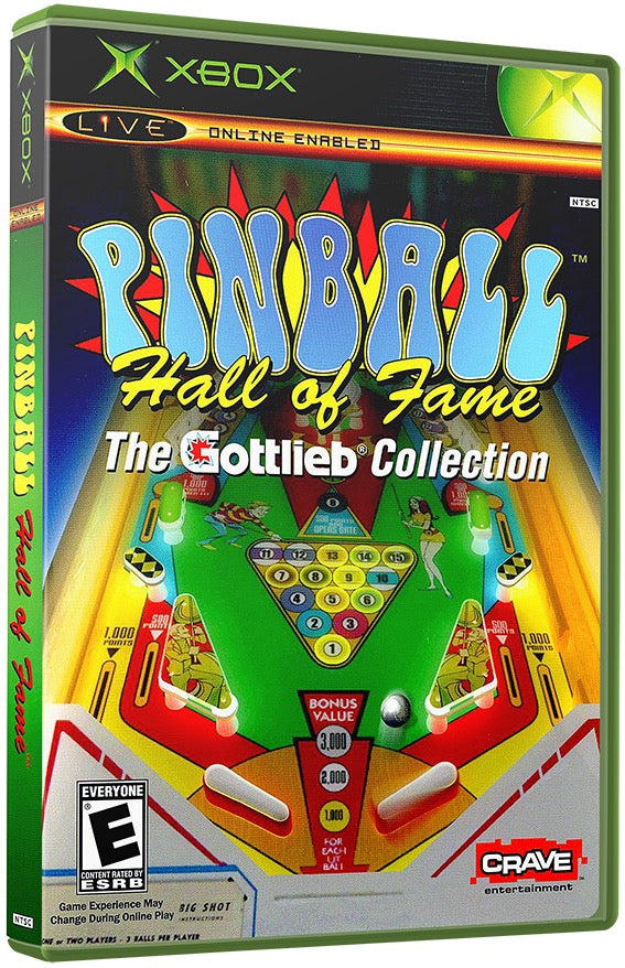 Pinball Hall of Fame Used Microsoft XBOX Original Video Game
