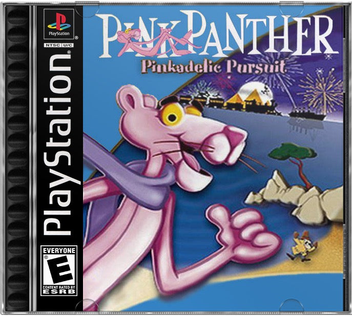 Pink Panther - Pinkadelic Pursuit PS1 Sony Playstation 1 Used Video Game