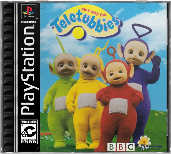 Play with the Teletubbies PS1 Sony Playstation 1 Used Video Game